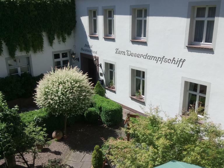 Zum Weserdampfschiff Bad Karlshafen Exterior foto